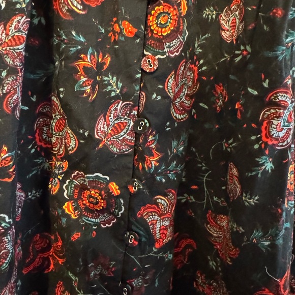 DVF Erica Cotton Midi Dress In Punk Flower - Picture 5 of 10